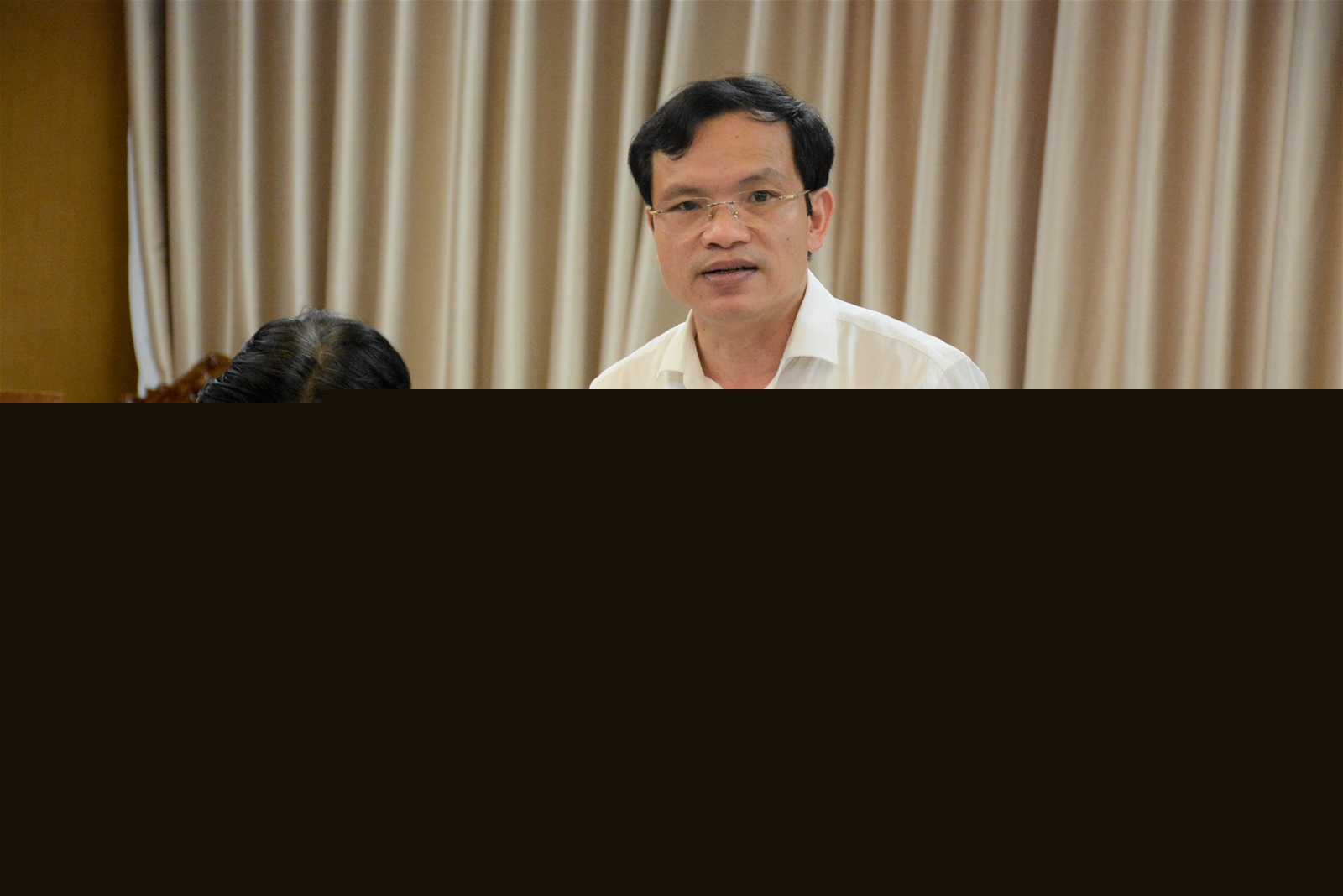 Ông Mai Văn Trinh, Cục trưởng Cục Quản lý chất lượng Bộ GD&ĐT phát biểu tại hội nghị.